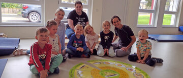 • In der Hühnerwerkstatt lernten die Kinder im Vorfeld, was Hühner so brauchen
